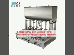 6 Głowa 10000 BPH Desktop Filling Machine For Vertical Packing Machine