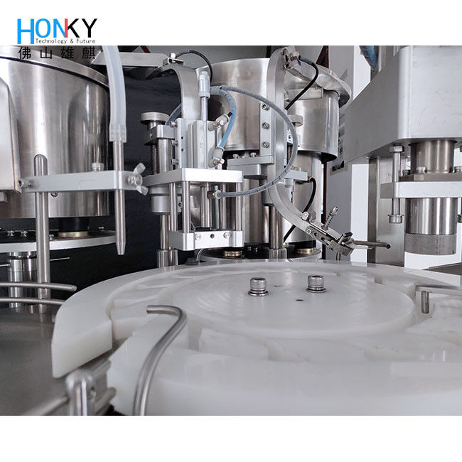 Maszyna do zamykania fiolek o pojemności 10 ml 25 uderzeń na minutę do produkcji małych partii produktów farmaceutycznych