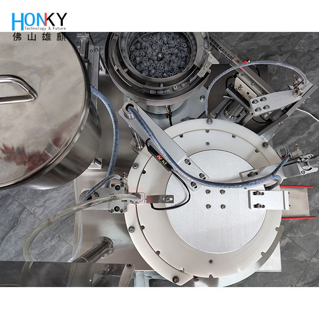 Maszyna do napełniania strzykawki o pojemności 10 ml z uniwersalnym systemem sterowania bez pleśni i pneumatycznymi komponentami marki Tajwanu