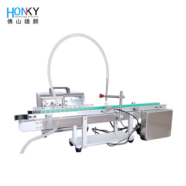 Maszyna do wypełniania fiolki typu desktopowa Mała linia do wypełniania z konwerterem do karmienia butelkami i Samll Bach do pielęgnacji skóry