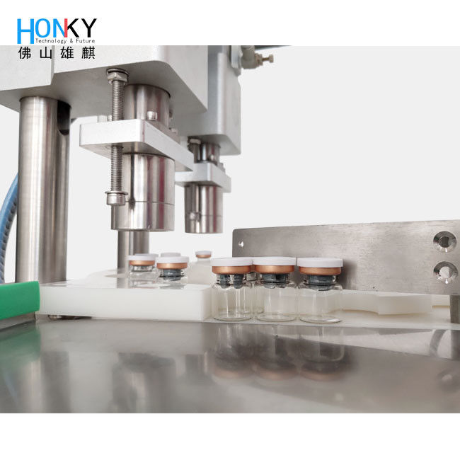 Automatyczna maszyna do zamykania fiolki z podwójnym głowicą i 3600 BPH do uszczelniania fiolki ze szkła