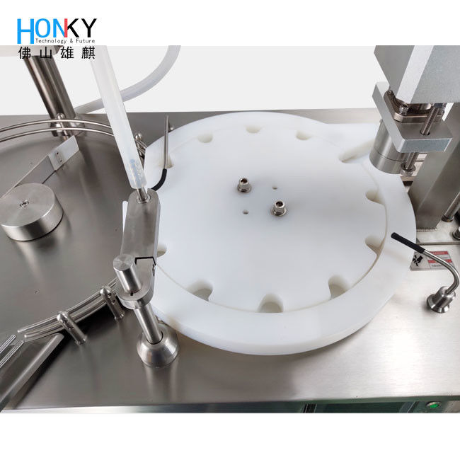 Napełniarka do fiolek na biurko z prędkością 23 BPM, zakresem pompy 2-10g i wysoką dokładnością pomiaru (±0,5%)