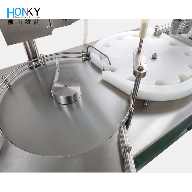 Desktop Small Batch Essential Oil Filling Machine with 316L Stainless Steel and High Precision Ceramic Pump for 5-30 mL Bottles