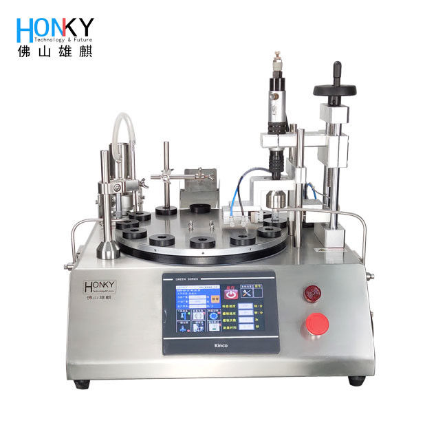 Compact Automatic Filling Capping Machine with 304 Stainless Steel and XQX2 Ceramic Pump for Precise Bio Reagent Filling