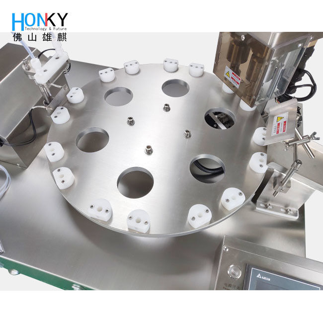 Desktopowa maszyna do napełniania i zamykania słoików GMP do odczynników biologicznych