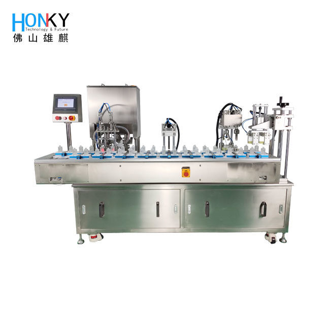 1.5kw 50ml Wysokiej Precyzji Ceramic Piston Pump Paste Filling Machine do pakowania kremowej pasty