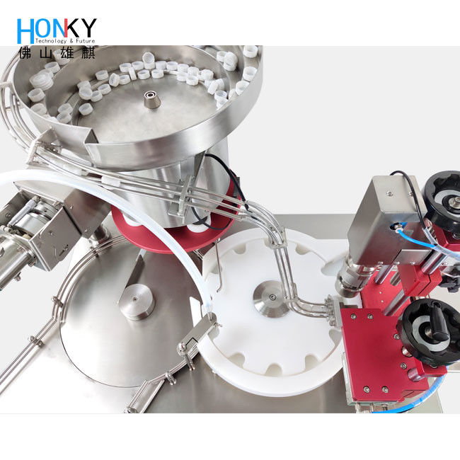 Maszyna do napełniania olejów eterycznych ze stali nierdzewnej o pojemności 2-25 ml i system sterowania PLC do precyzyjnej automatyki