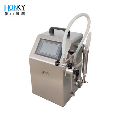 Desktop Przenośny 10ml Perfum Liquid Filling Machine Mały filler perfum z wysoką precyzją Piston Pump For Perfume