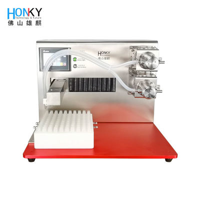 Pompa ceramiczna Bio Reagent Tube Filling Machine 4800BPH W pełni napędzana elektrycznie