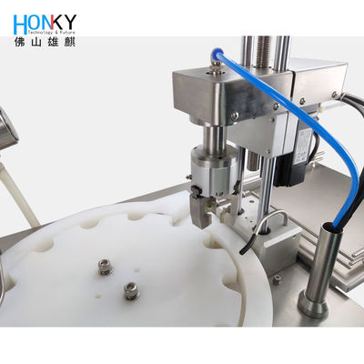 Desktop Essential Automatic Filling And Capping Machine With Servo Motor Capping System For Glass Bottle Packing (Machina automatycznego wypełniania i pokrywania z serwo silnikiem do pakowania szklanych butelek)
