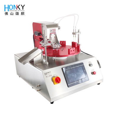 Czysta ławka typu Centrifugy Tube Vial Bio Reangent Liquid Filling And Capping Machine z pompą o małej objętości do reagentu
